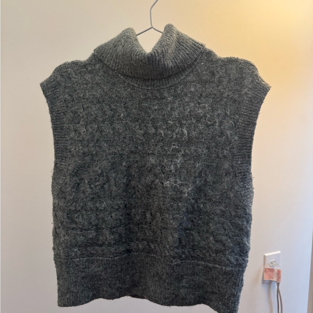 Old Navy Charcoal Cowl Neck Sweater